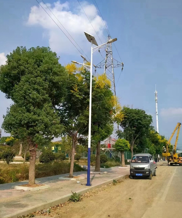 乡镇道路太阳能路灯双臂路灯